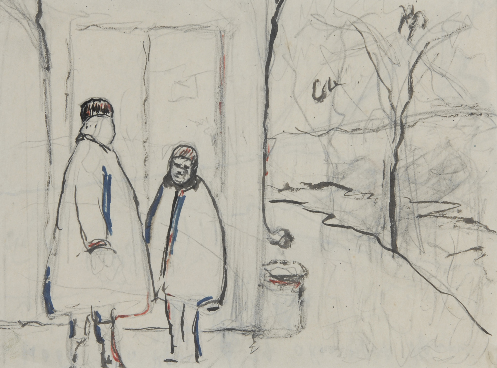 Marianne von Werefkin, Recto und verso: Skizze