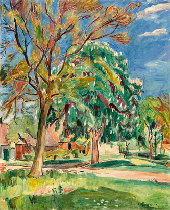 Grosser Kastanienbaum in Langenargen