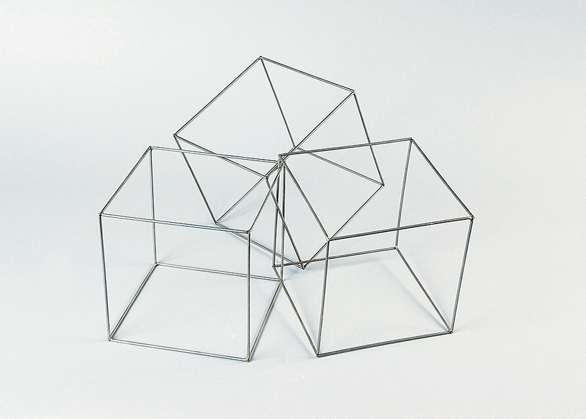 François Morellet, Trois cubes imbriques