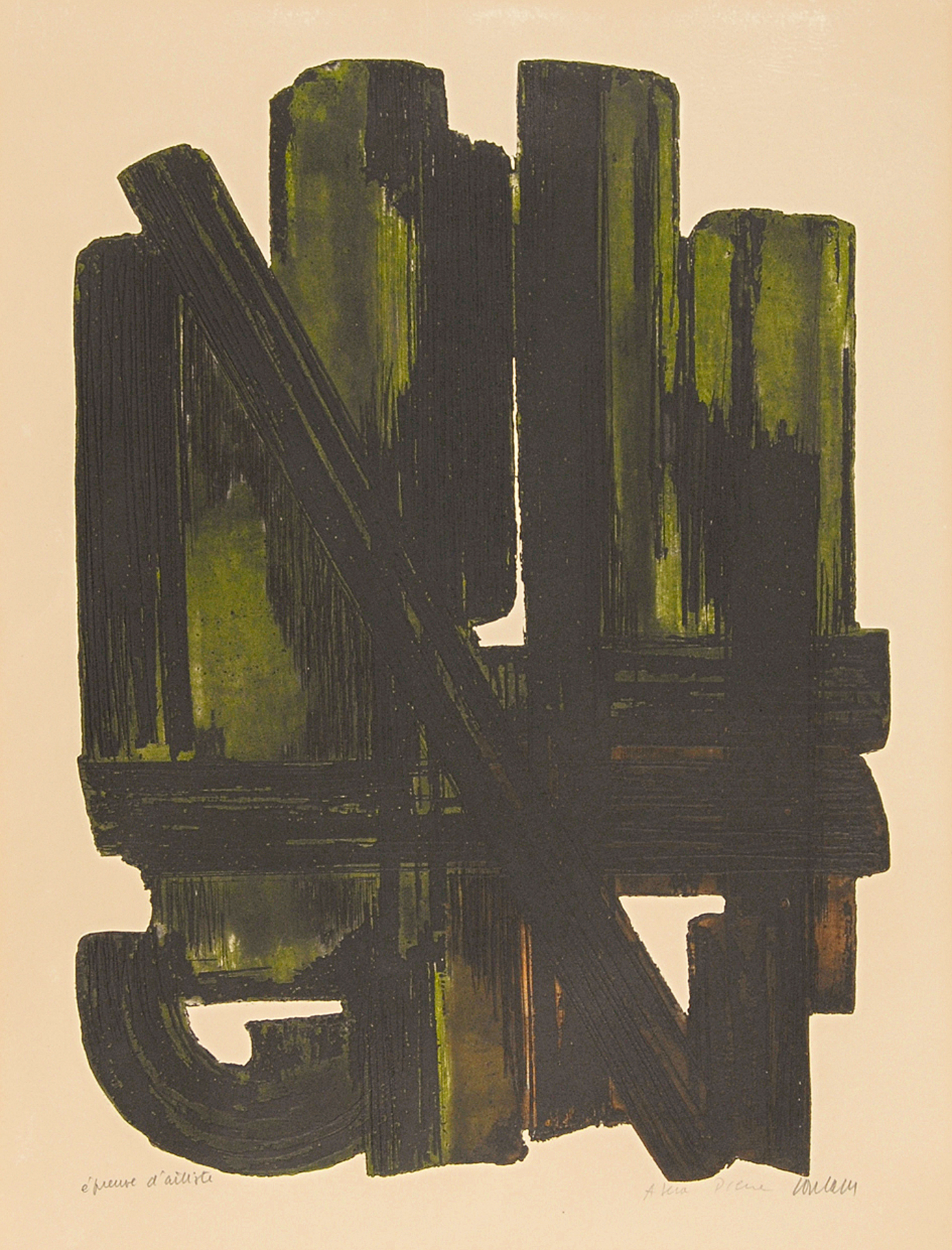 Pierre Soulages, Eau-forte Nr. 8