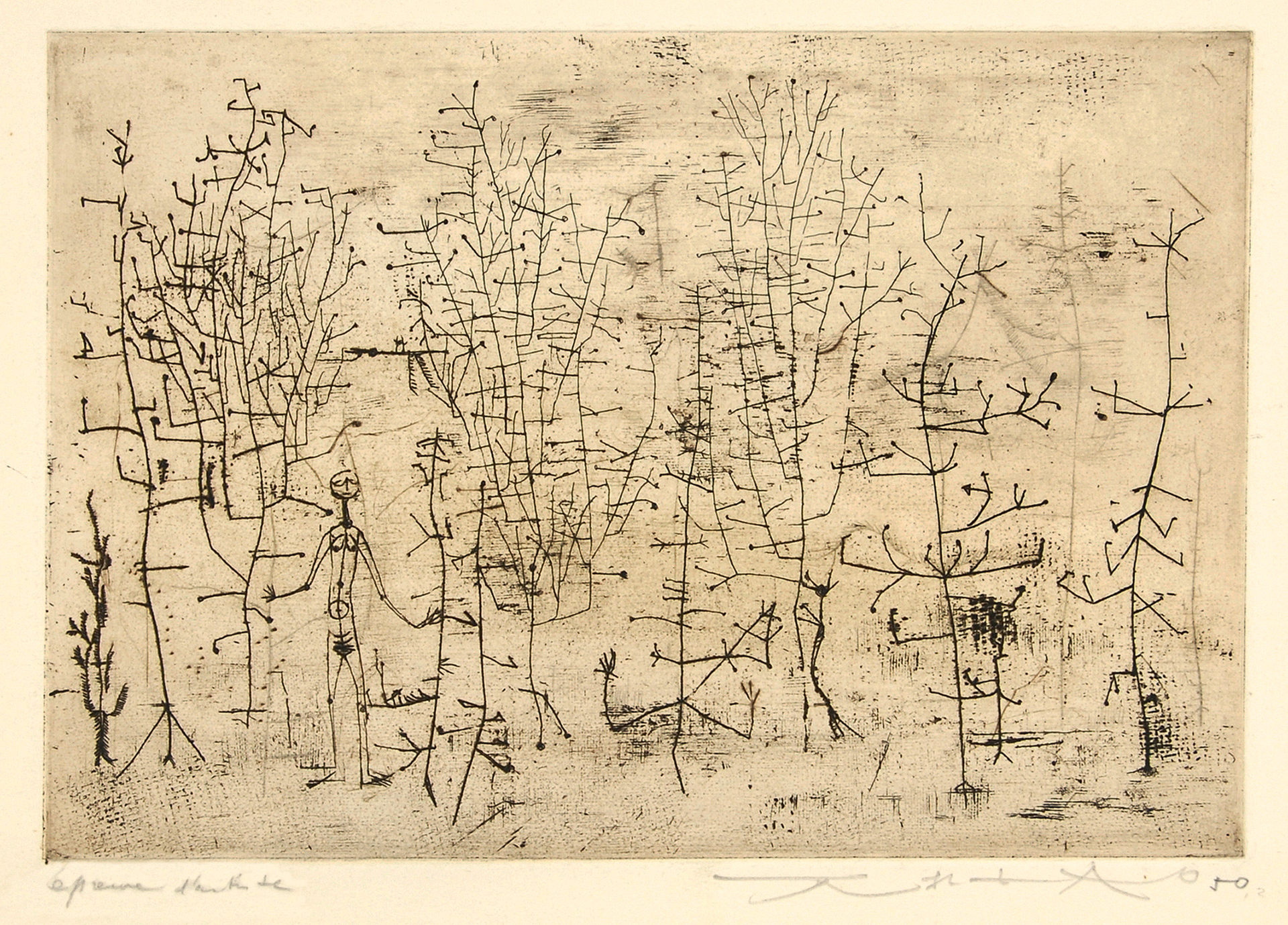 Wou-Ki Zao, Femme dans la forêt