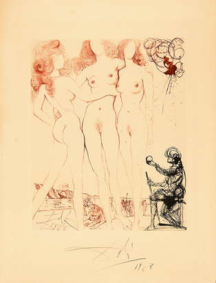 Urteil des Paris, from "Mythologie"