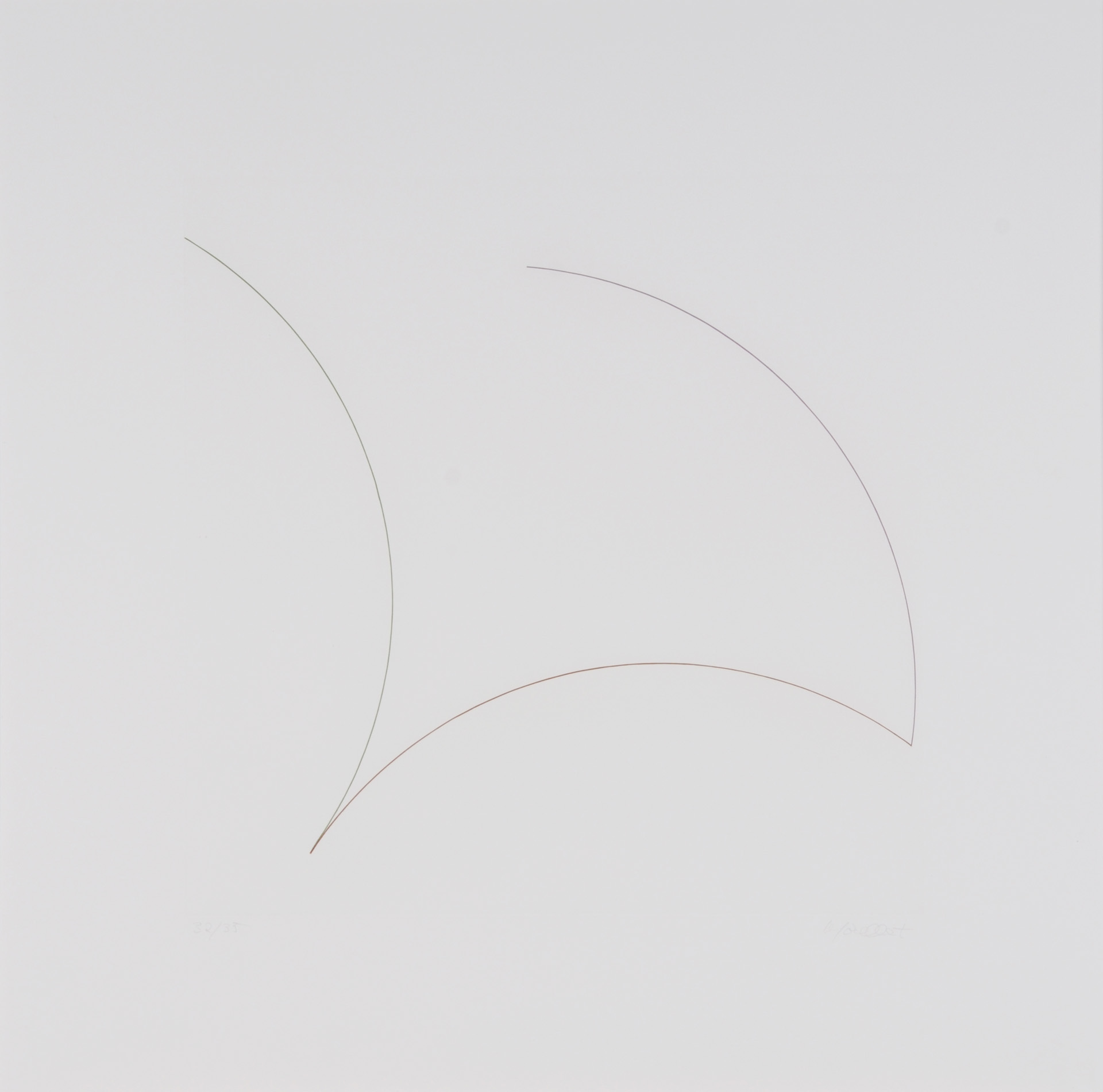 François Morellet, Folder. Cercles brisés, coleurs rompues
