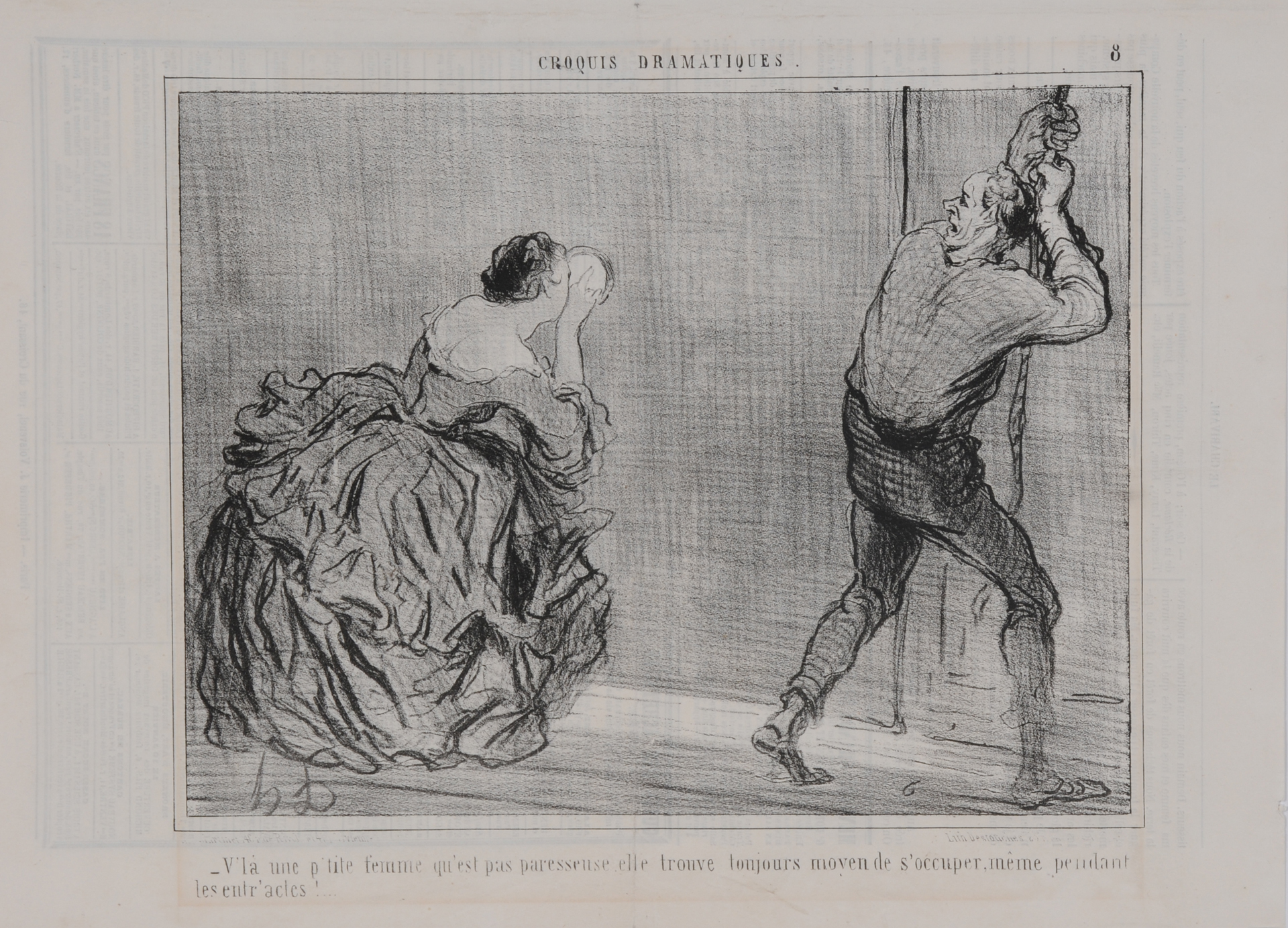 Honoré Daumier, Ohne Titel; 19 Blätter aus "Charivari"