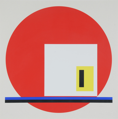3 Blätter: Composition géometrique