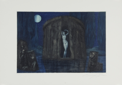 4 sheets: Die Geburt der Venus, 1974 (2); Diana II, 1974; Eva Triptychon, 1969