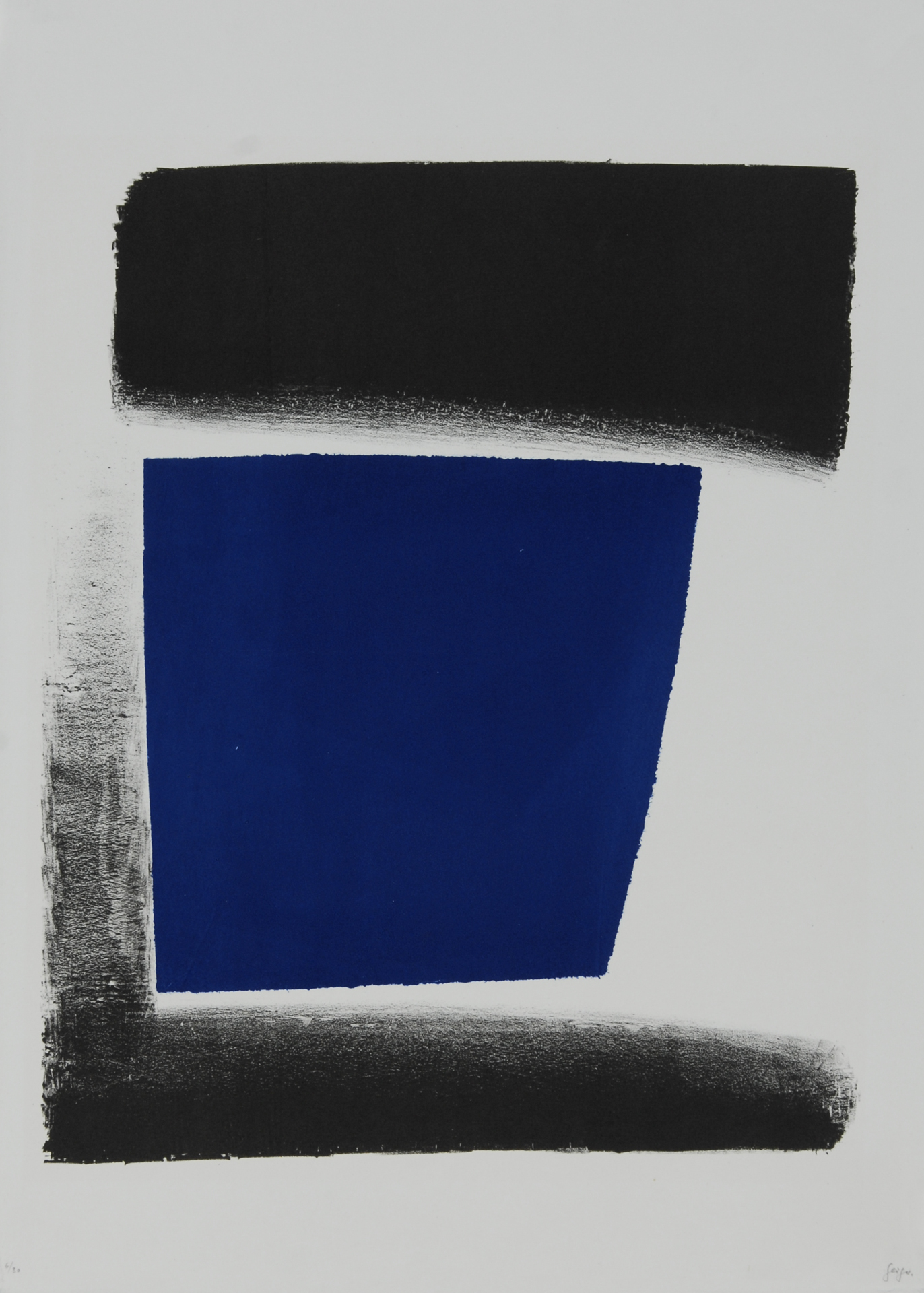 Rupprecht Geiger, Blau zwischen Schwarz