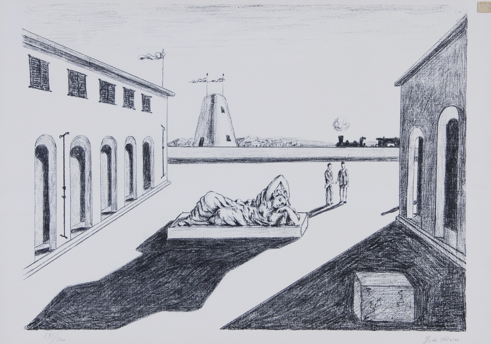 Giorgio de Chirico, Piazza d'Italia