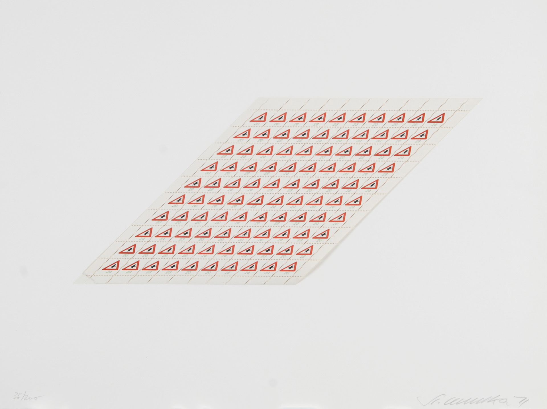 Stefan Wewerka, 8 sheets: Verkehrszeichen