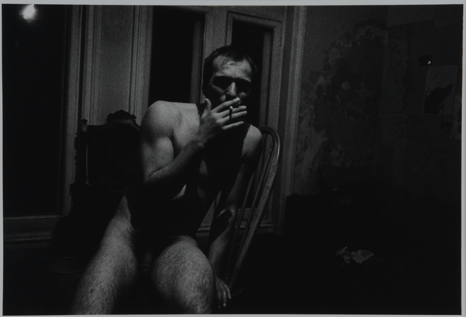 Allen Frame, Man Nude, Smoking, London '95