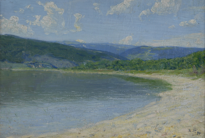 Blick von Sutz-Lattrigen auf den Bielersee