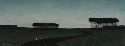 Landschaft mit Strasse