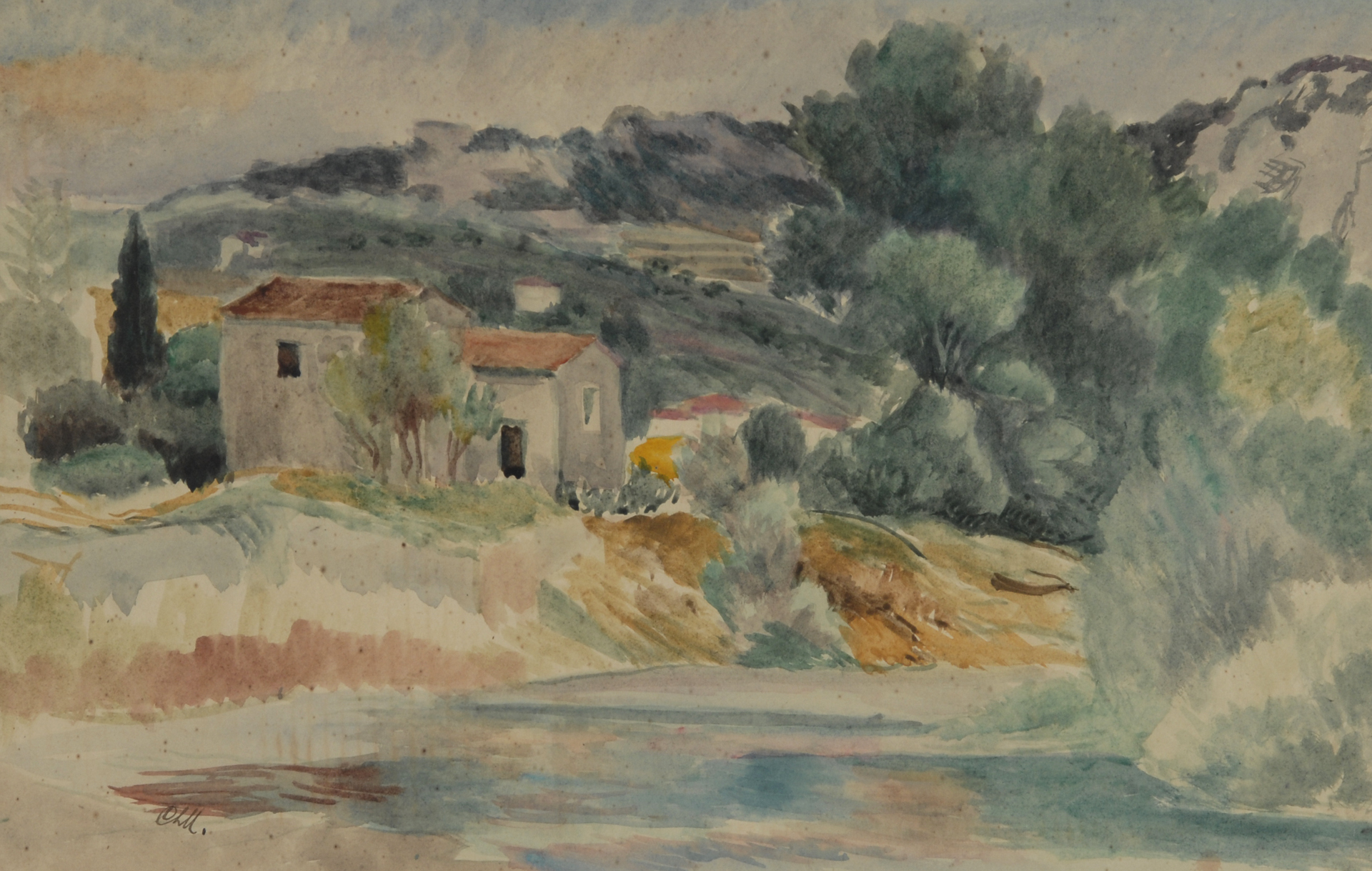 Charles Häusermann, Südfranzösische Landschaft