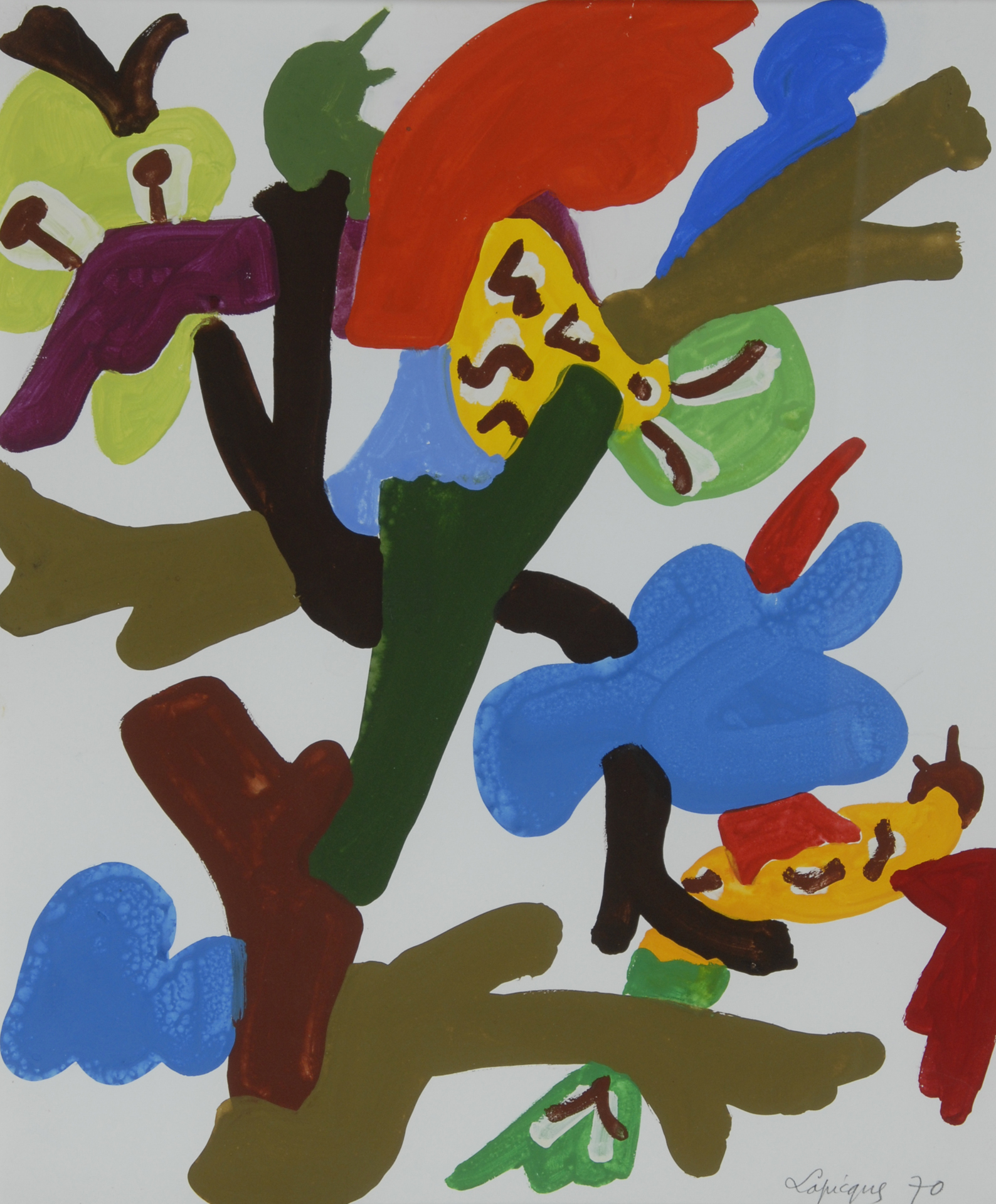 Charles Lapicque, Composition