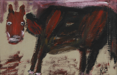 Rotes Pferd