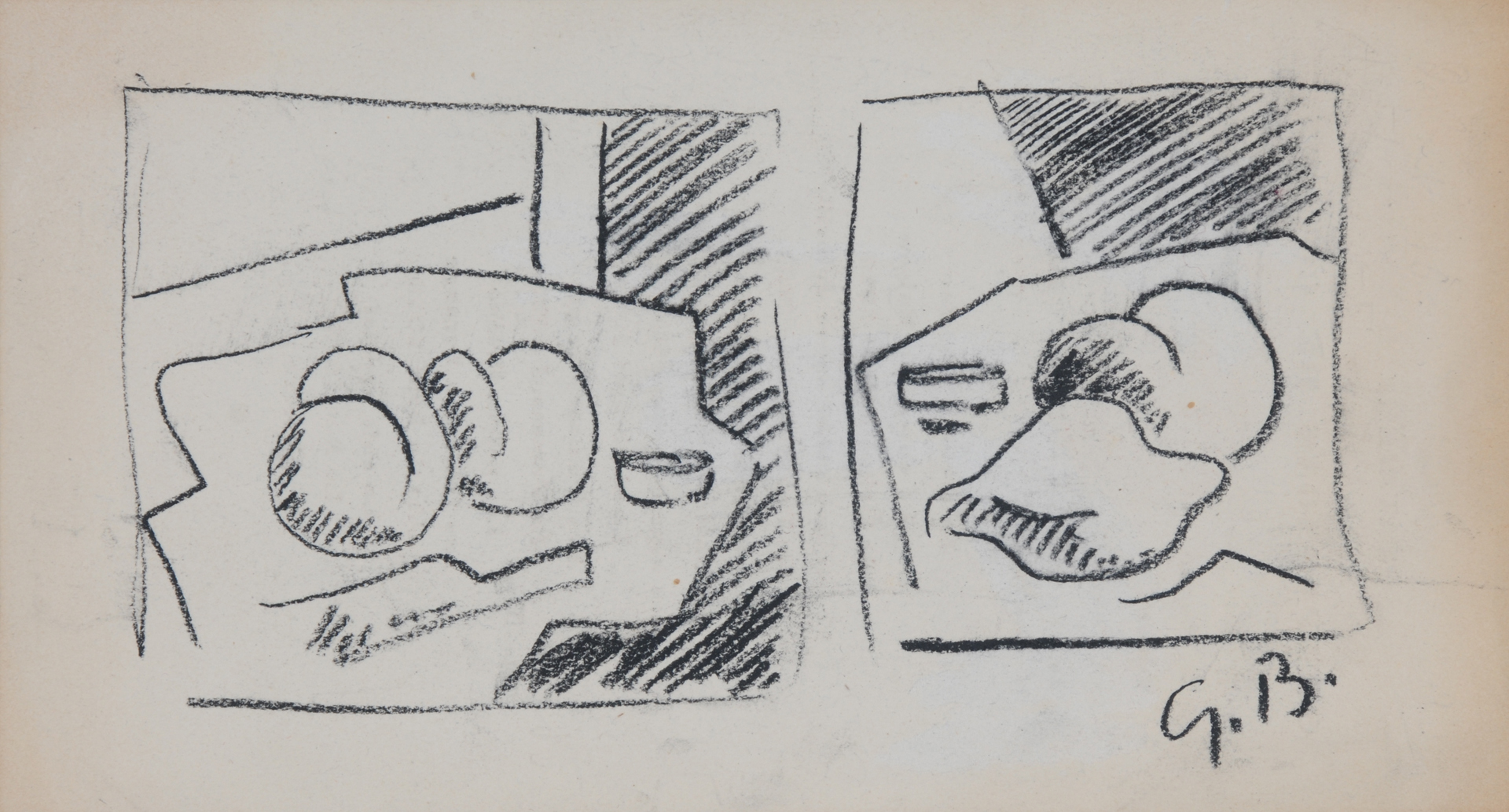 Georges Braque, Skizze