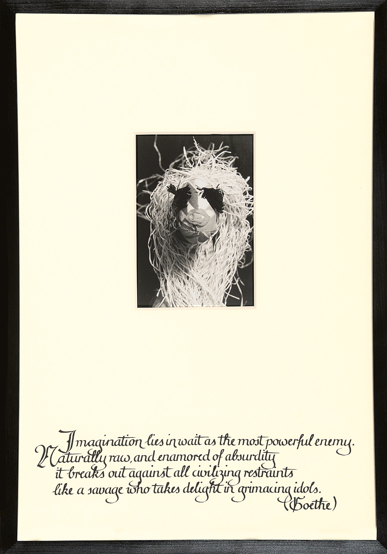 Mike Kelley, Goethe Quote