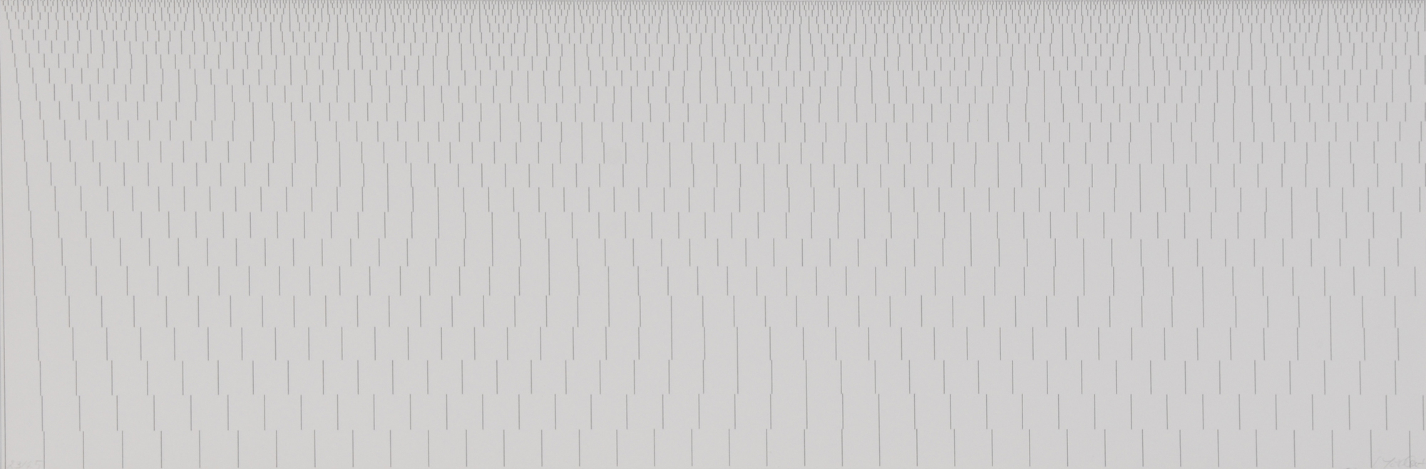 François Morellet, Trennstriche