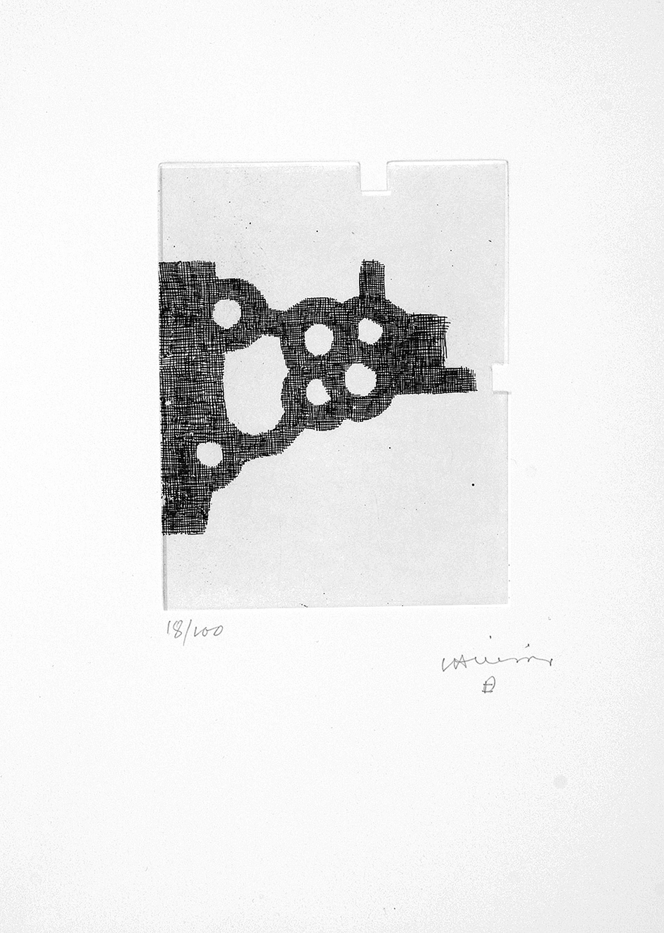 Eduardo Chillida, Sin título, from "L'écriture ou la vie" (French version)