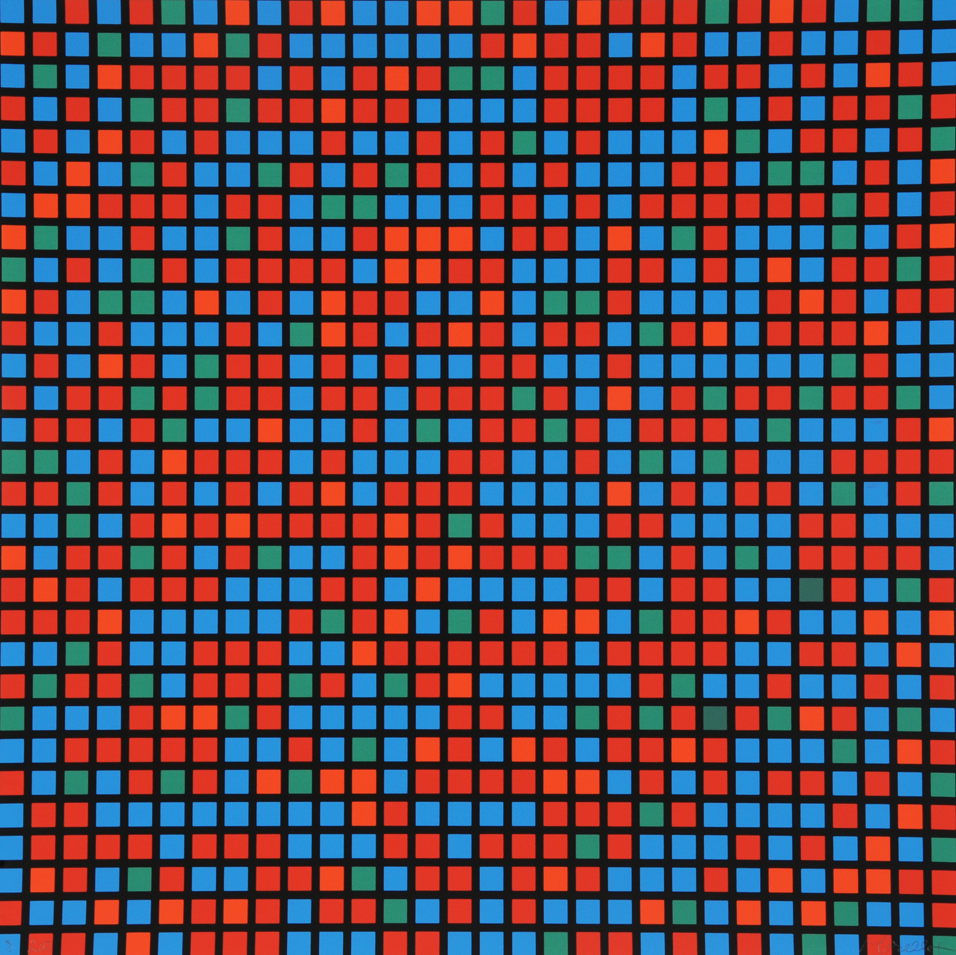 François Morellet, Sheet from  "9x5 konkret"