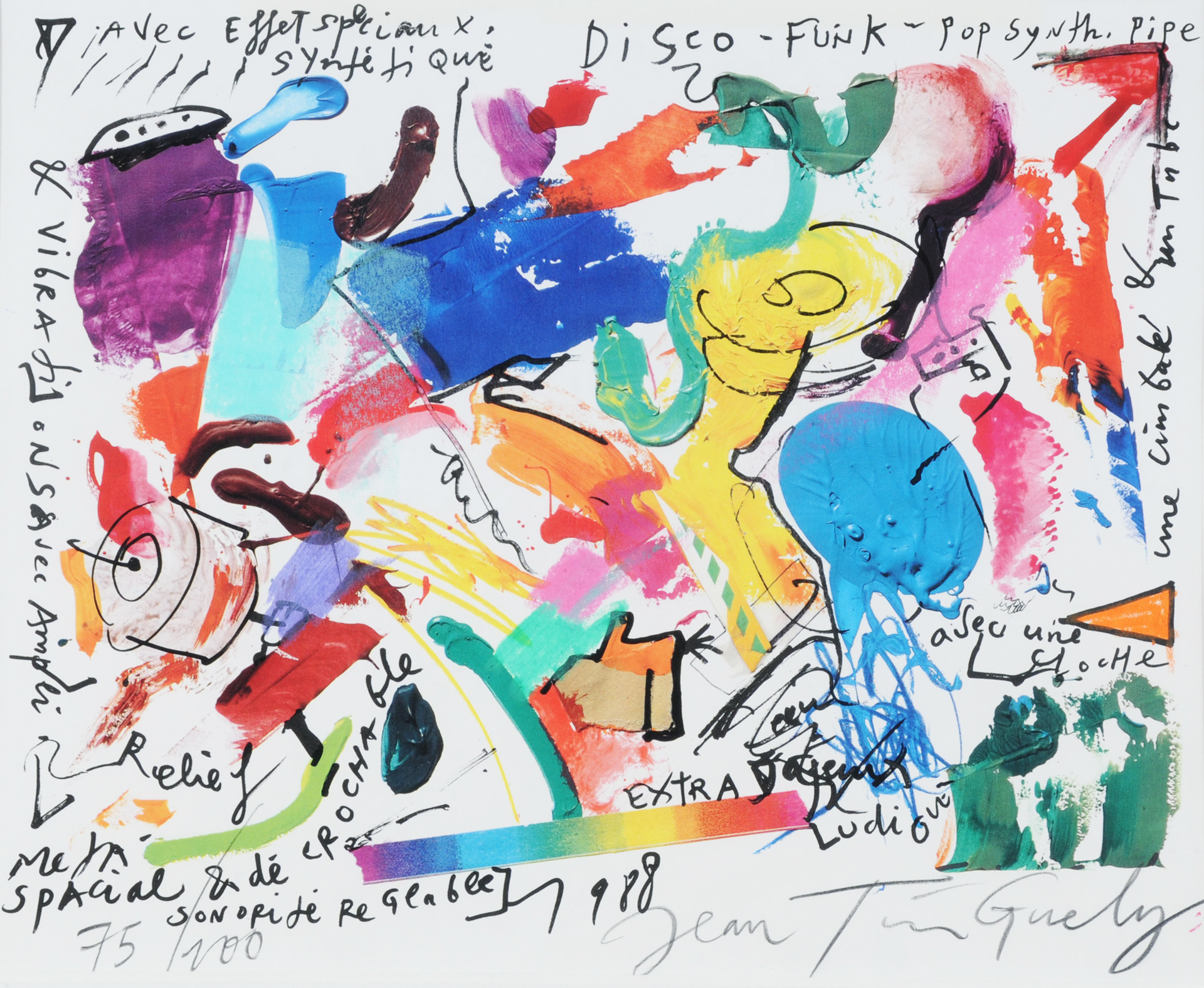 Jean Tinguely, Disco-Funk-Pop Synth. Pipe
