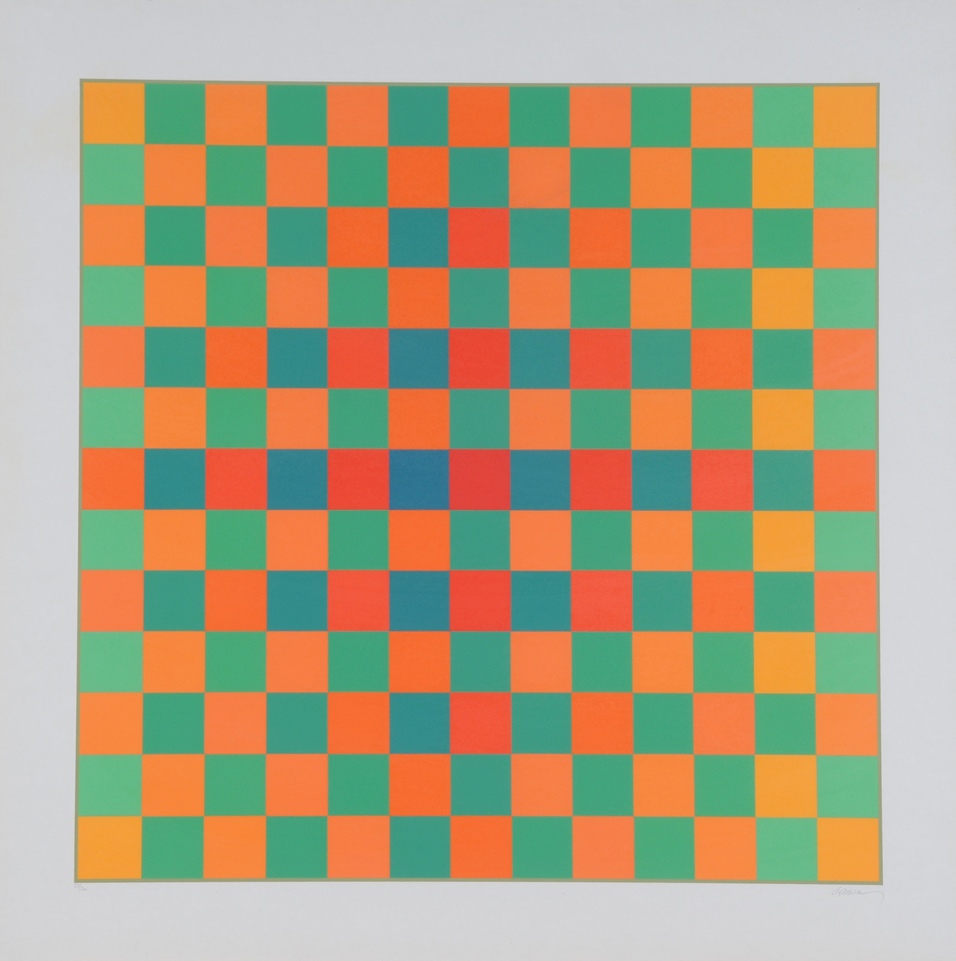 Hugo Demarco, 2 sheets: Relation couleur