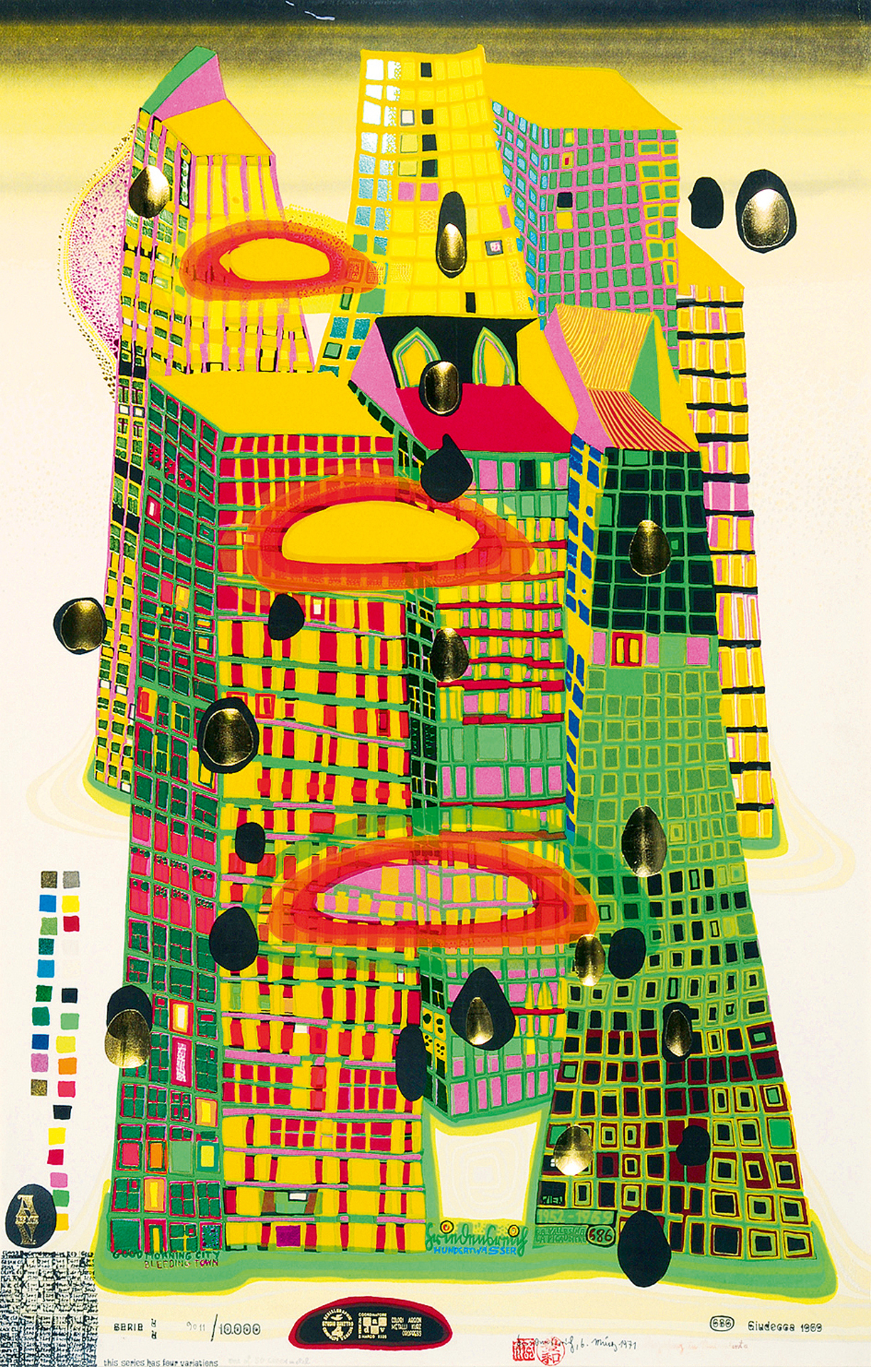Friedensreich Hundertwasser, Good Morning City, Bleeding Town