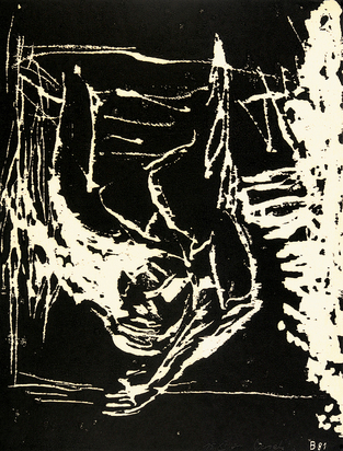 Frau am Fenster, aus "Erste Konzentration, Mappe III"