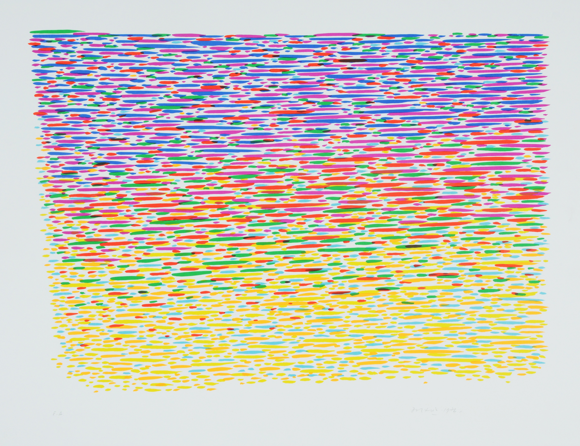 Piero Dorazio, 2 sheets: Eldorado, 1976; Sheet 1, from "Sapsikos"
