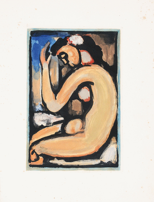 Nu de profil, 1936, aus "Les Fleurs du Mal"