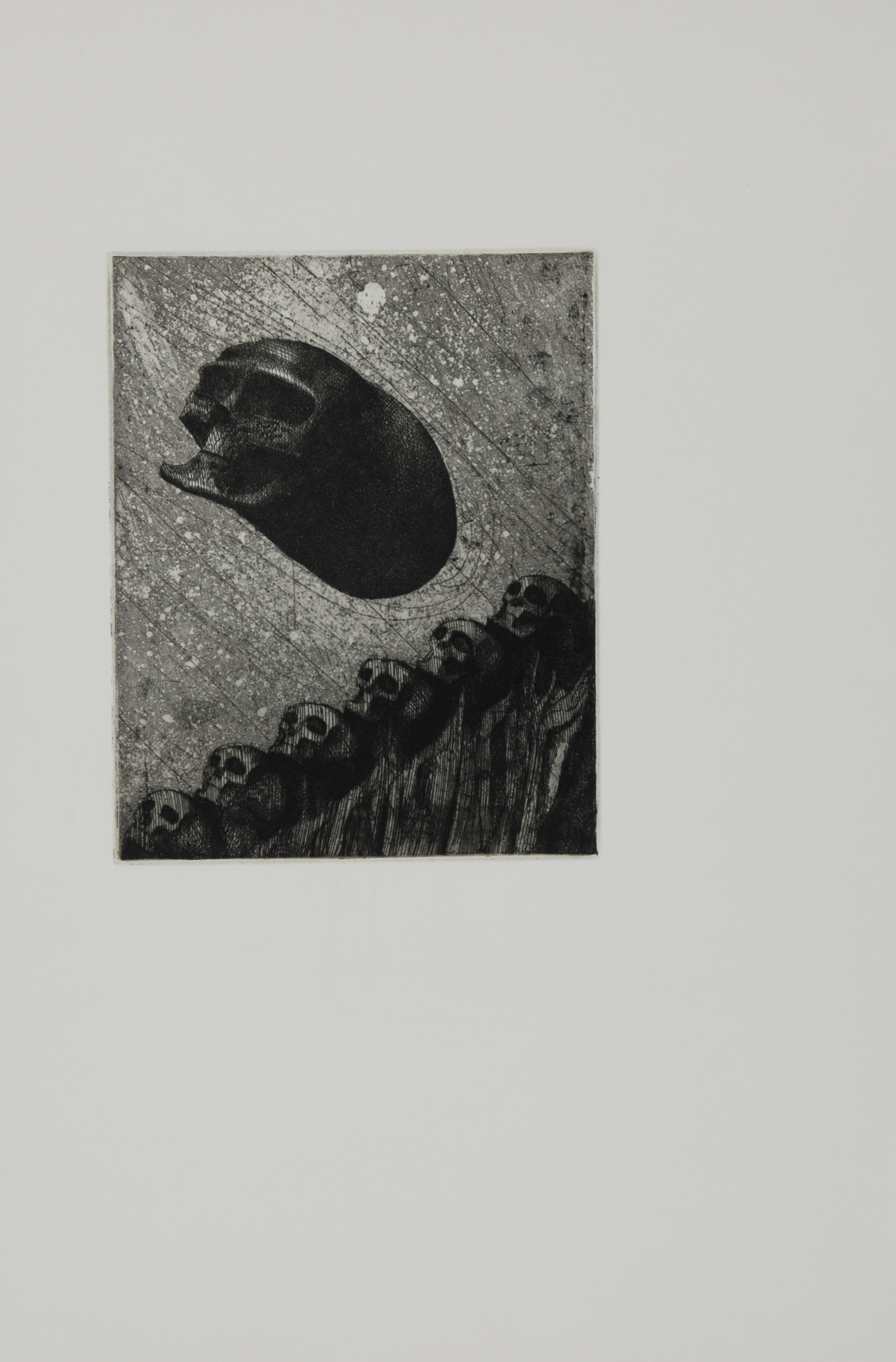 Ernst Fuchs, Portfolio. Die Rede des toten Christus vom Weltgebäude herab, dass kein Gott sei