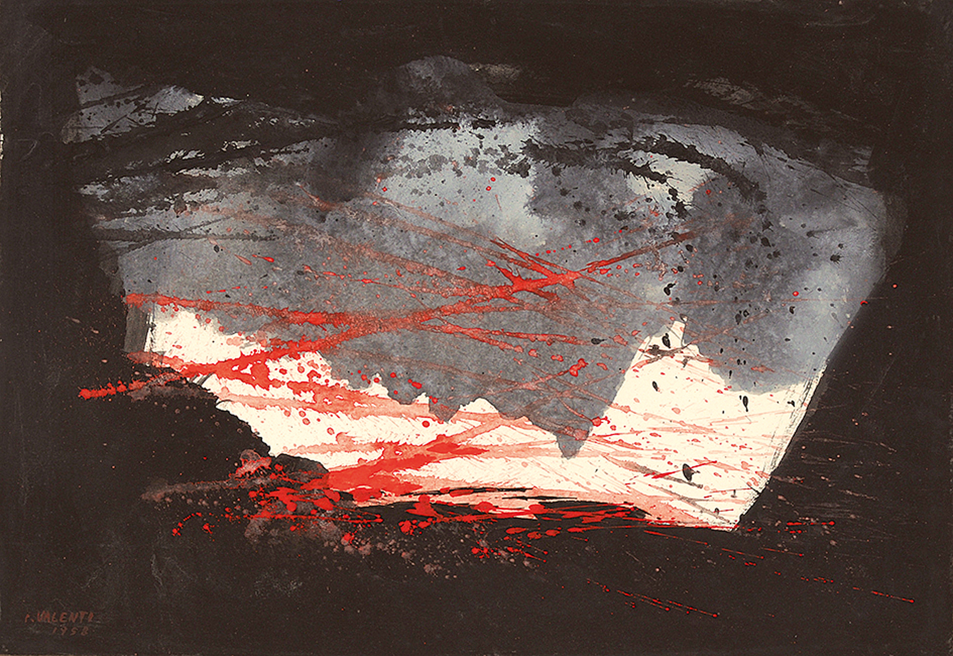 Italo Valenti, Lago di notte