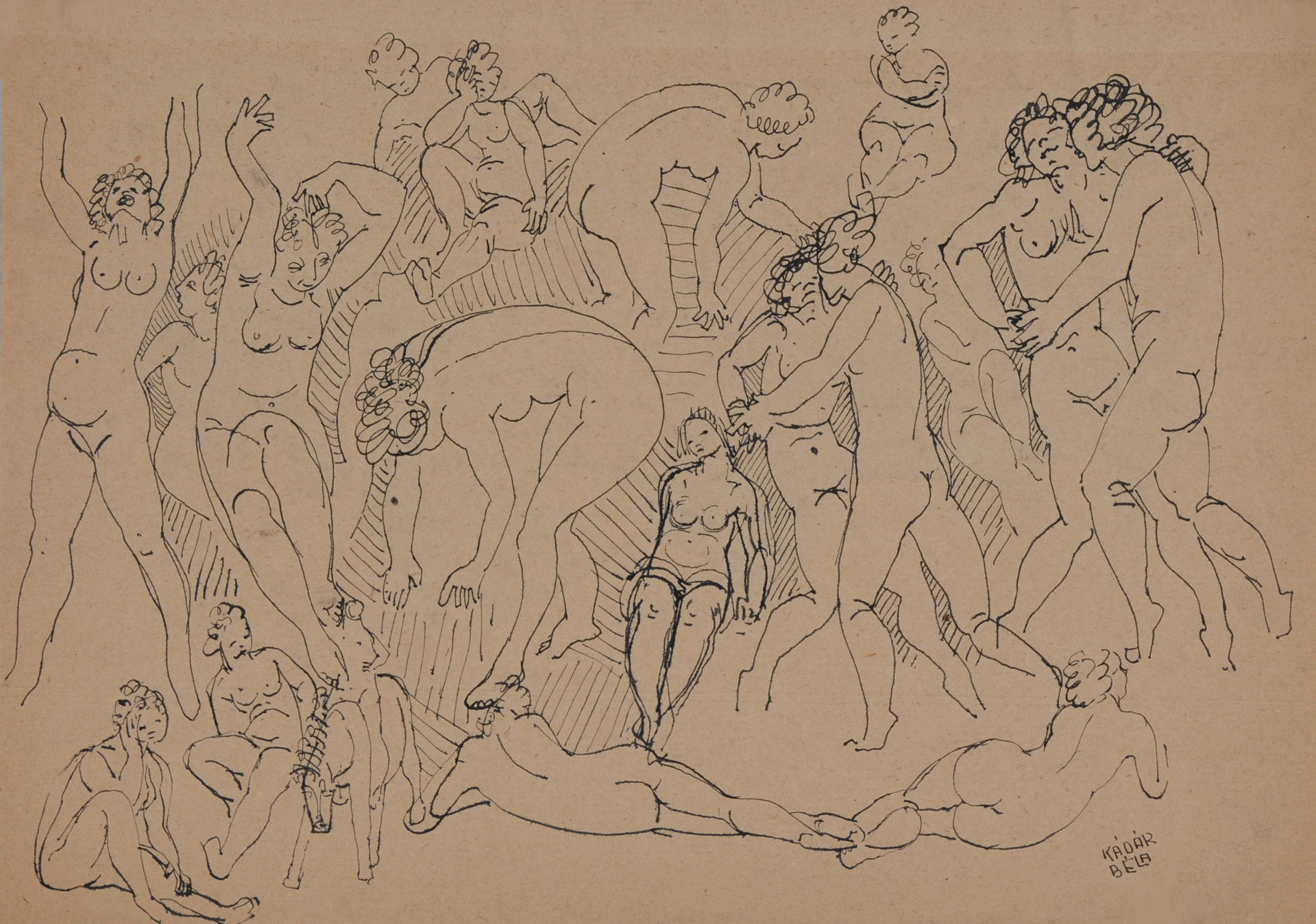 Bela Kadar, Recto/ verso: Studie