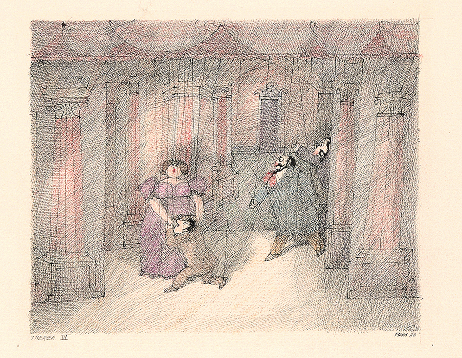 Paul Flora, Theater VI
