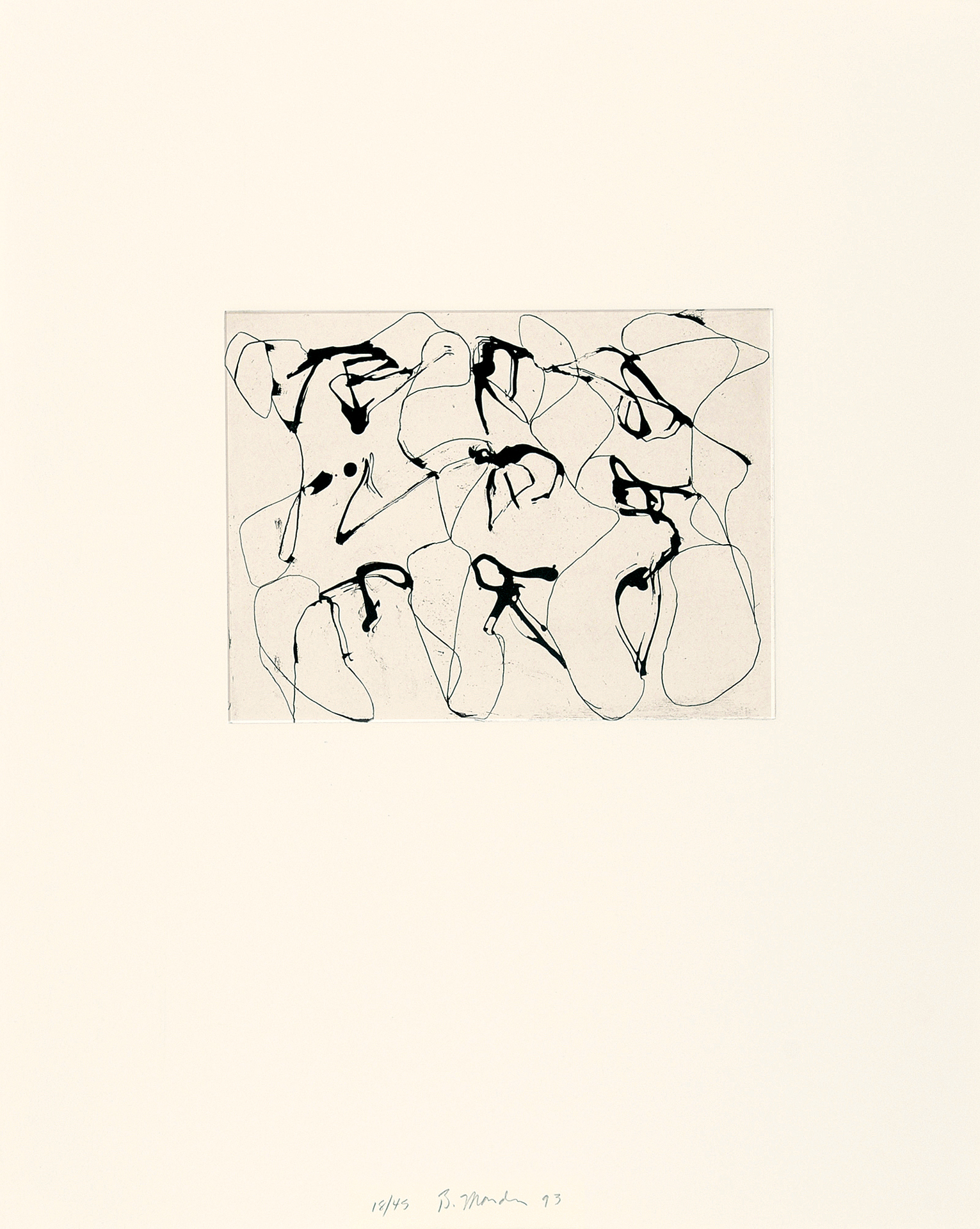 Brice Marden, After Botticelli 5, aus "After Botticelli: 1-5"