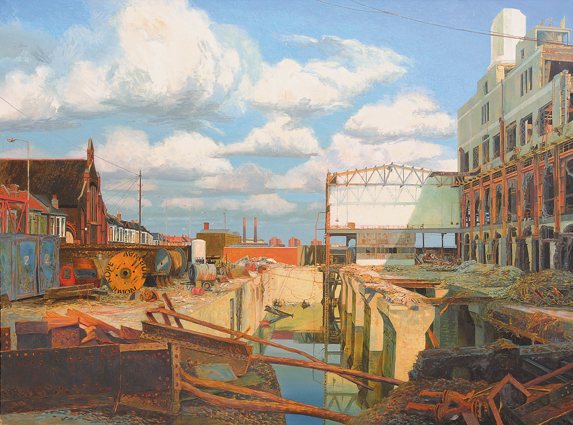 Fritz Kreidt, Fulham Landscape with Ruins