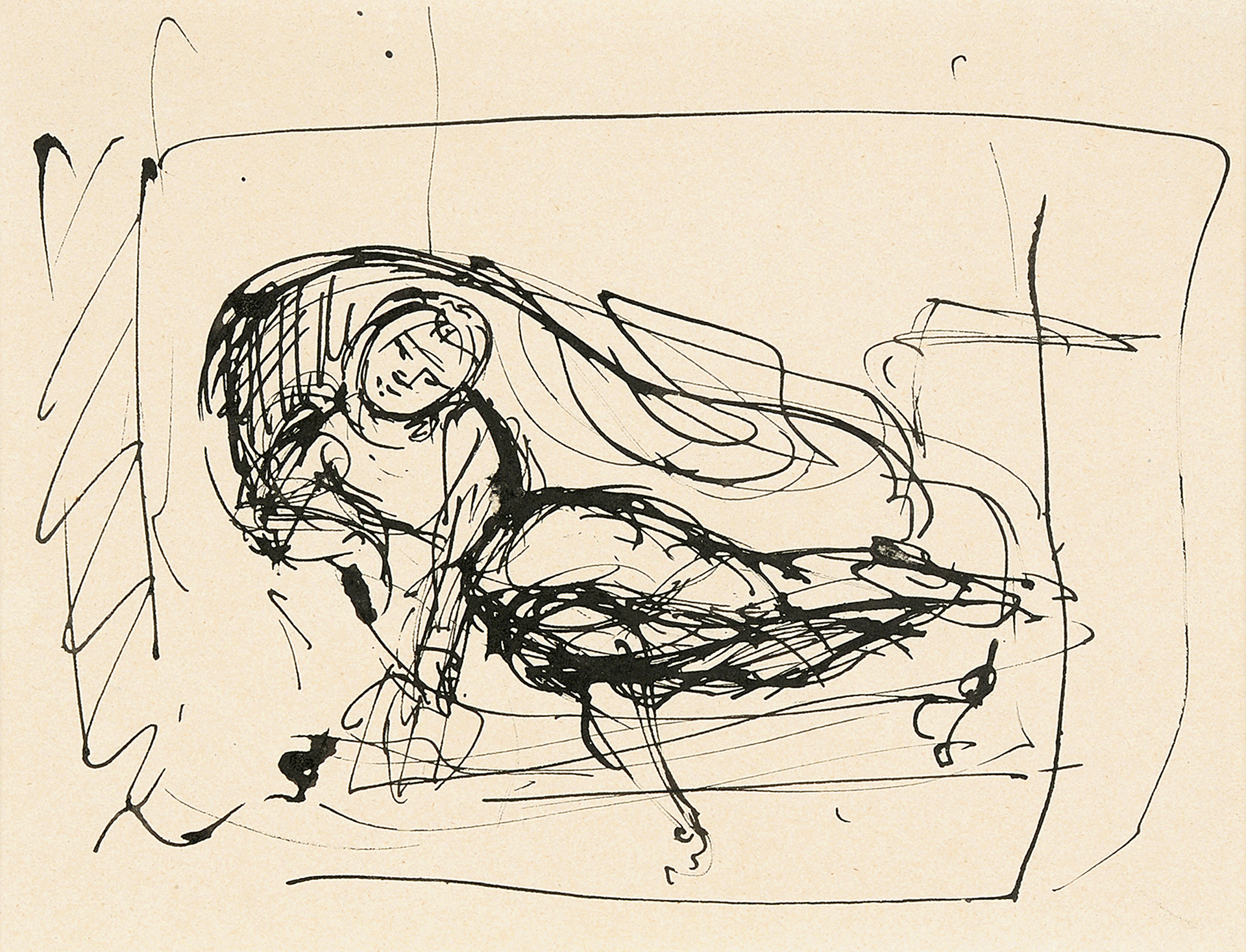 Balthus, Nu sur un canapé