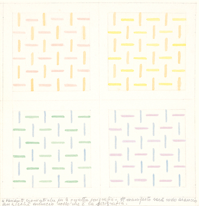 Progetto per 4 Serigrafie