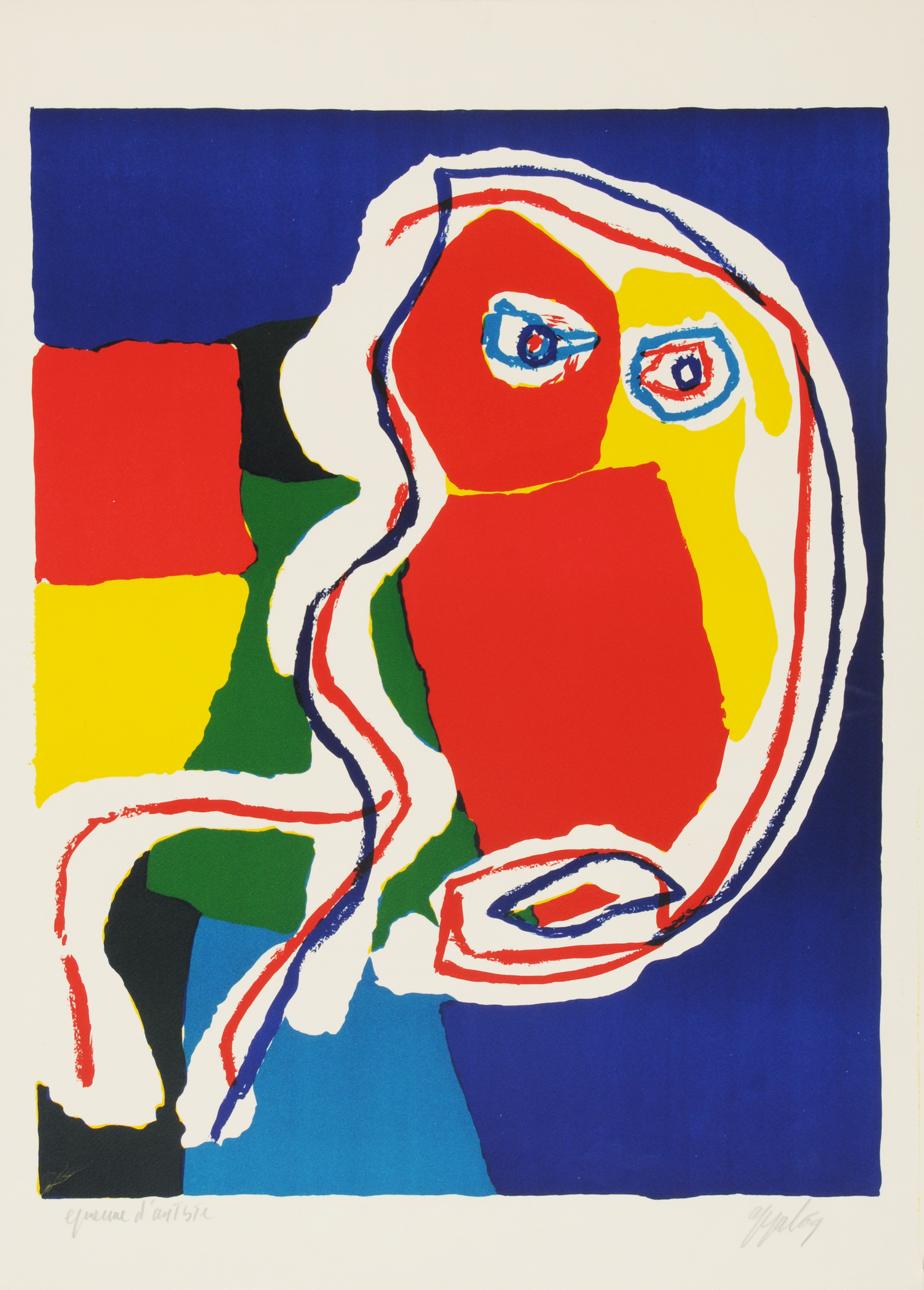 Karel Appel, Untitled (Face)