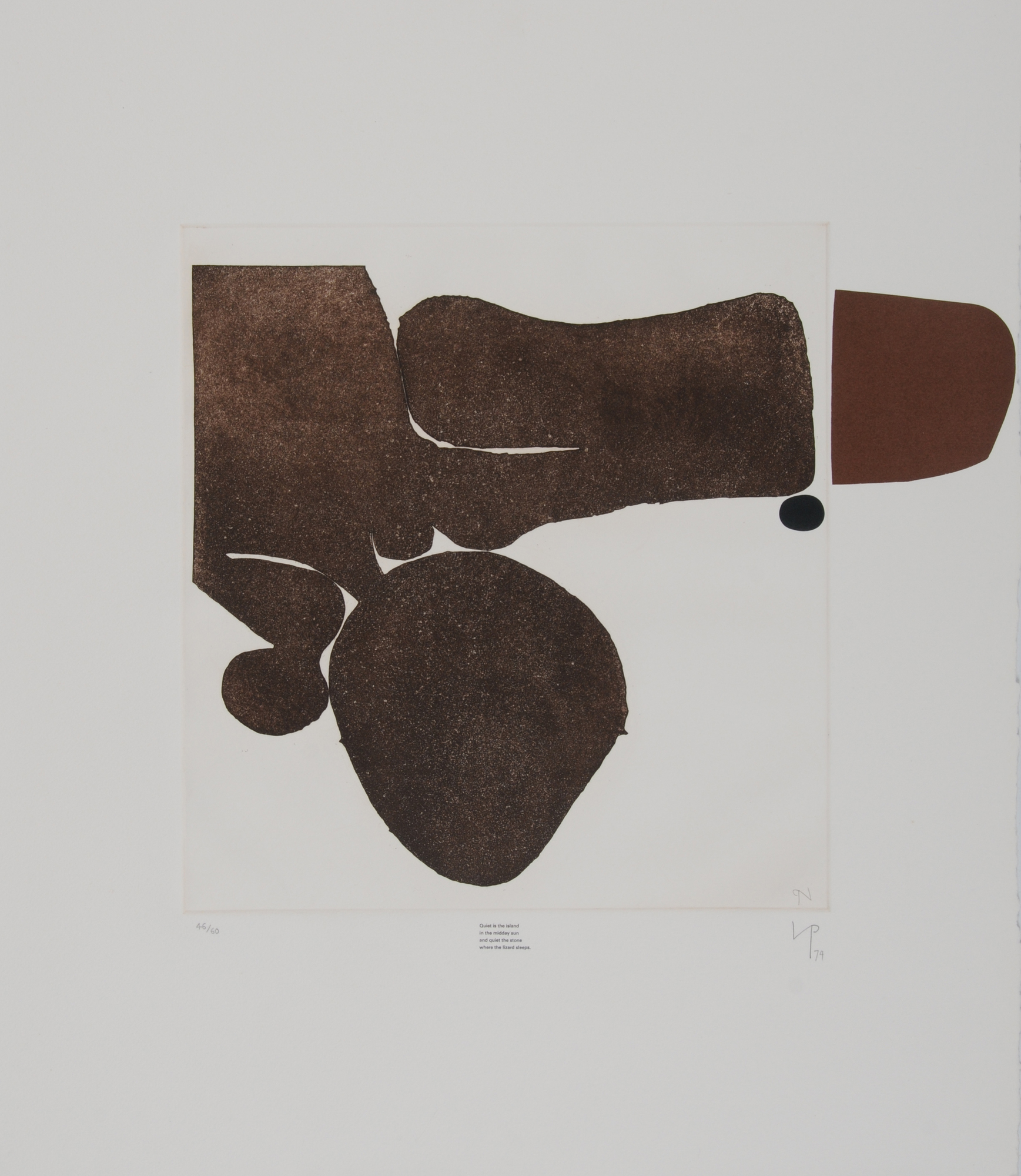 Victor Pasmore, Quiet is the Island, aus "Word and Image"