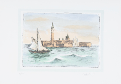 2 Blätter: Castiglioncello, 1962; Venezia, San Giorgio, 1961
