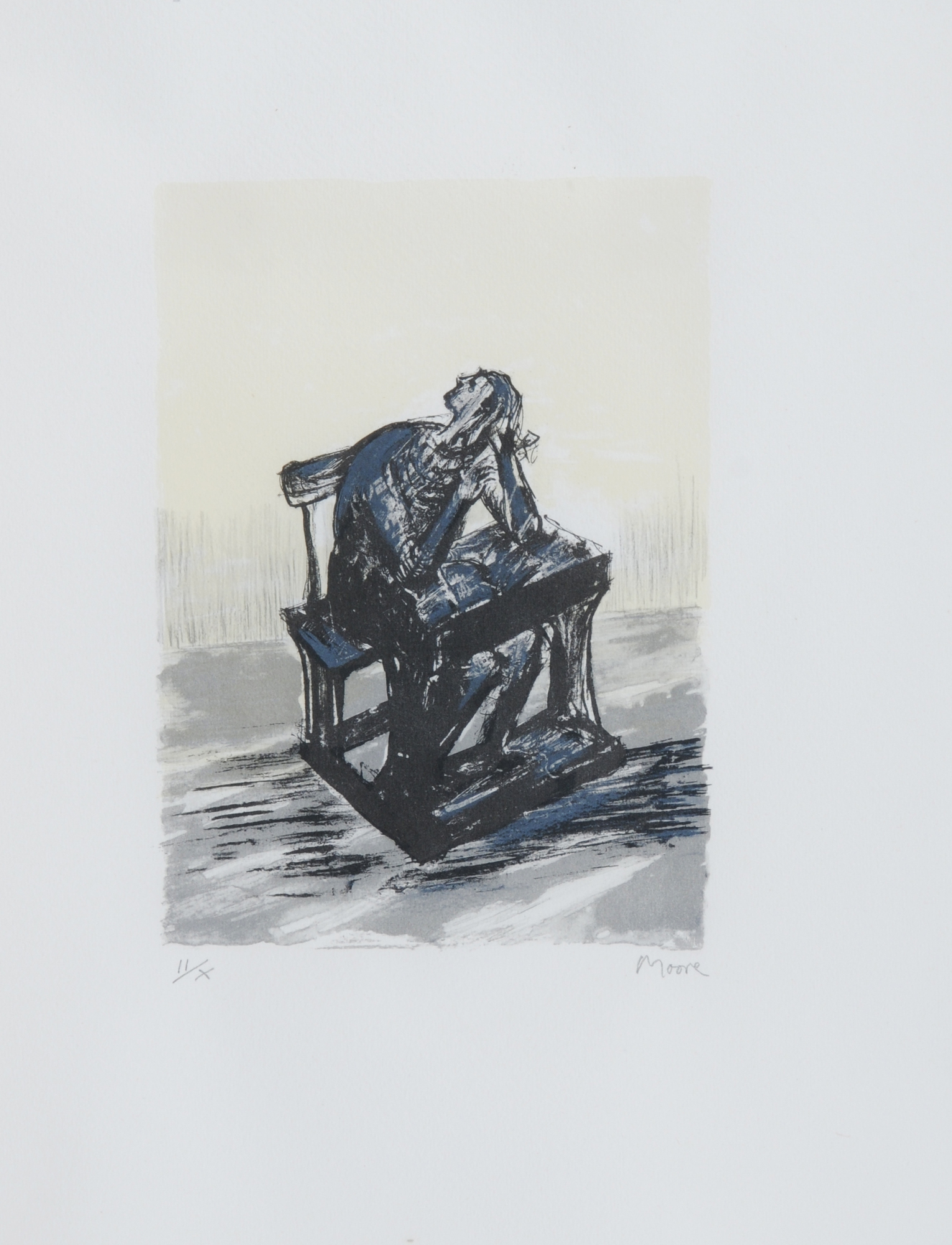 Henry Moore, Girl Seated at Desk