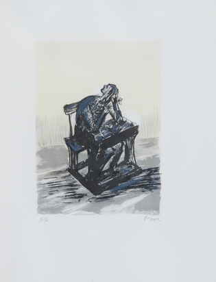 Girl Seated at Desk