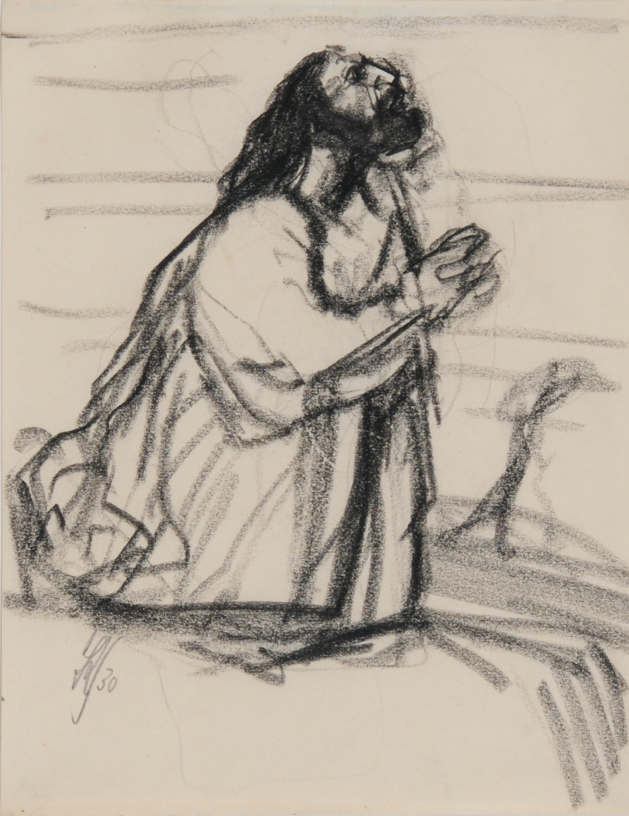 Johann Robert Schürch, Betender