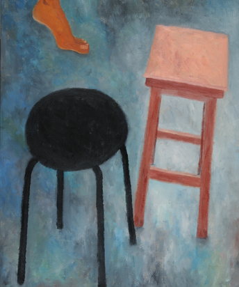 Two Chairs and a Foot