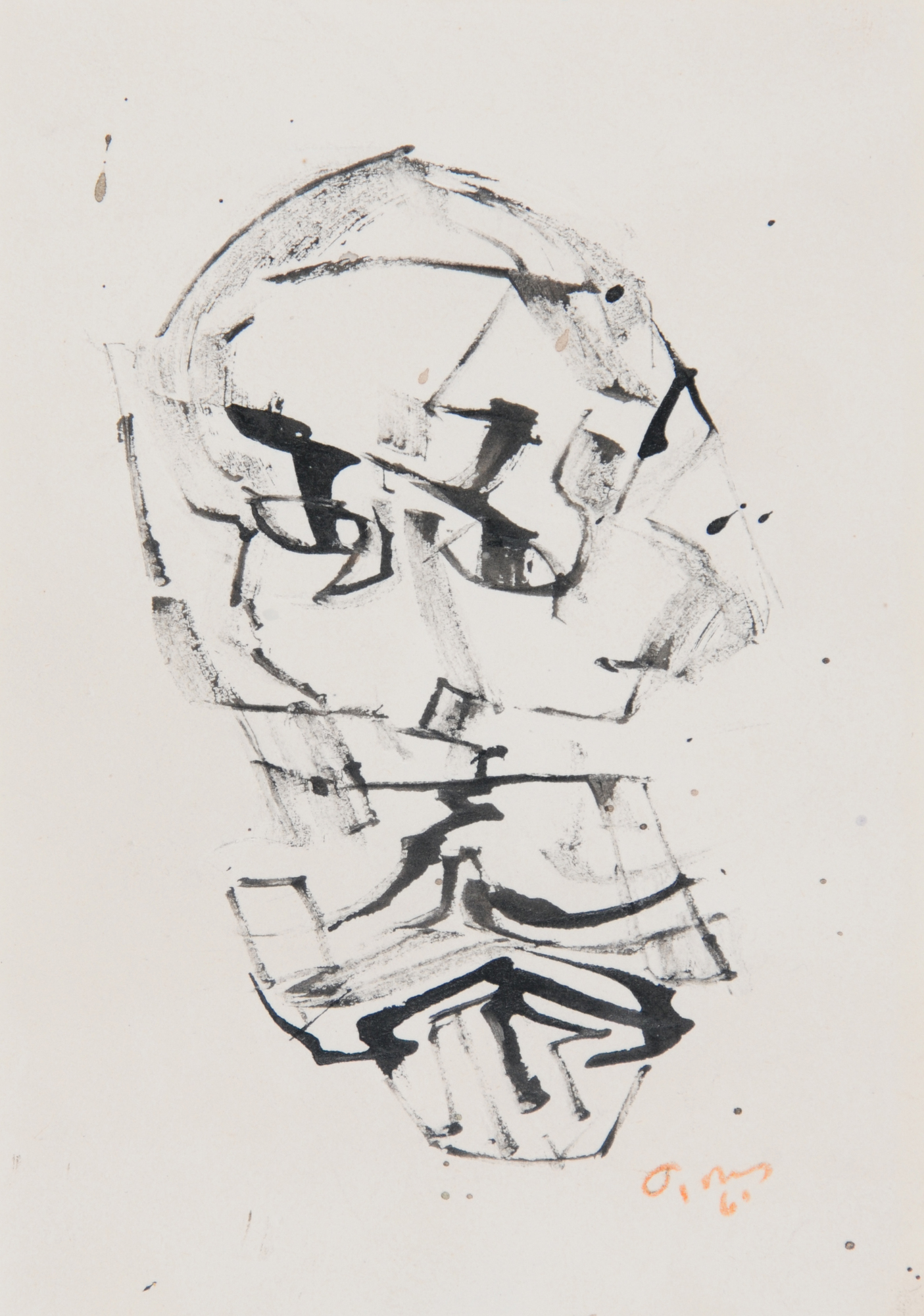 Mark Tobey, Selbstportrait