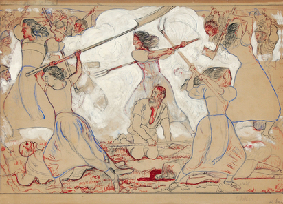 Study for "The Battle of Fraubrunnen"
