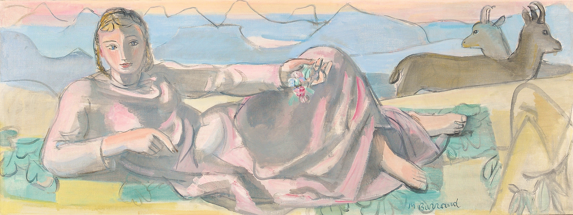 Maurice Barraud, Danseuse rose