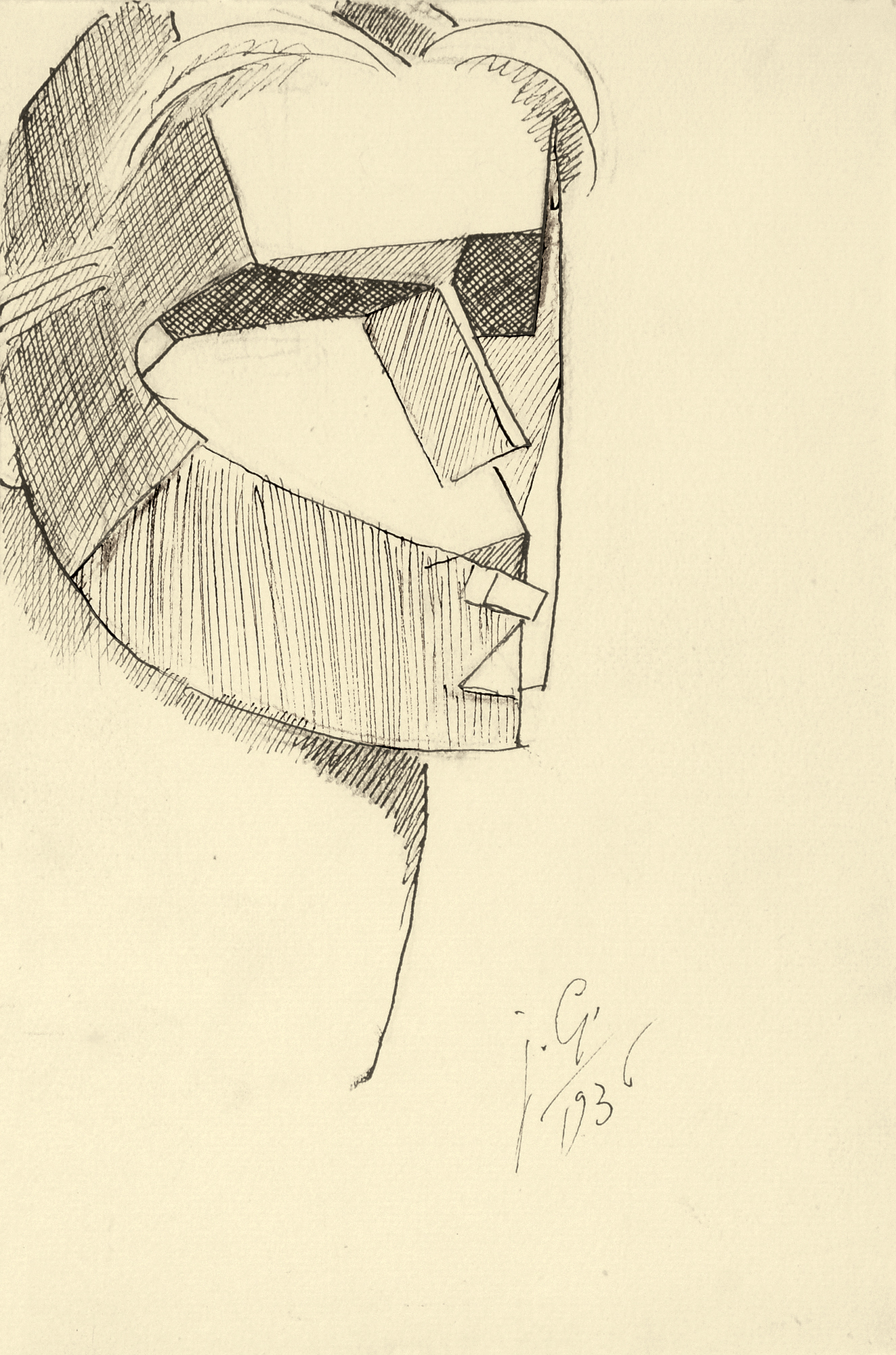 Julio González, Tête boudeuse