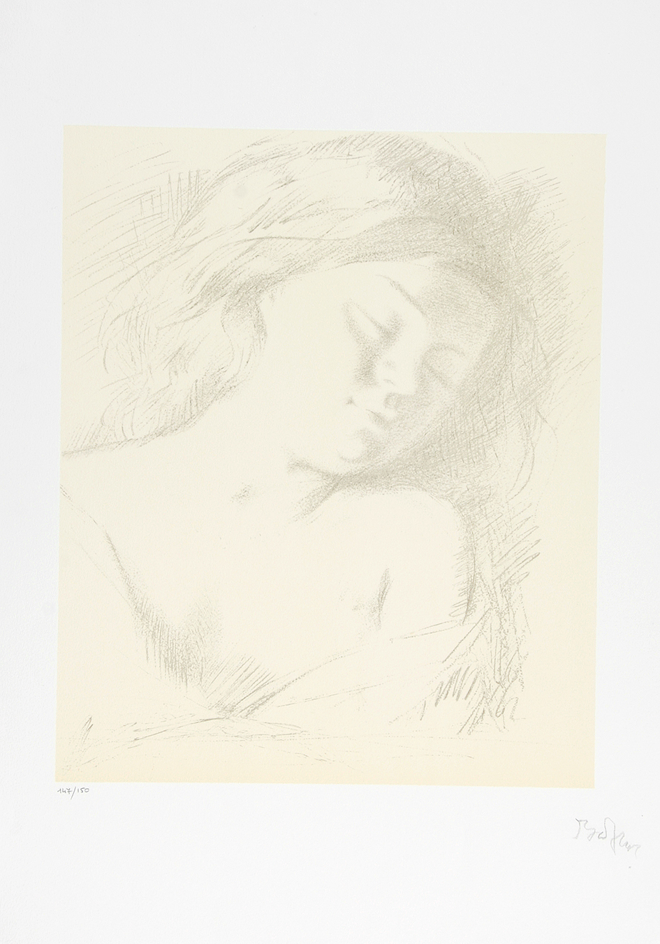 Balthus, Jeune fille, aus "Dessins"